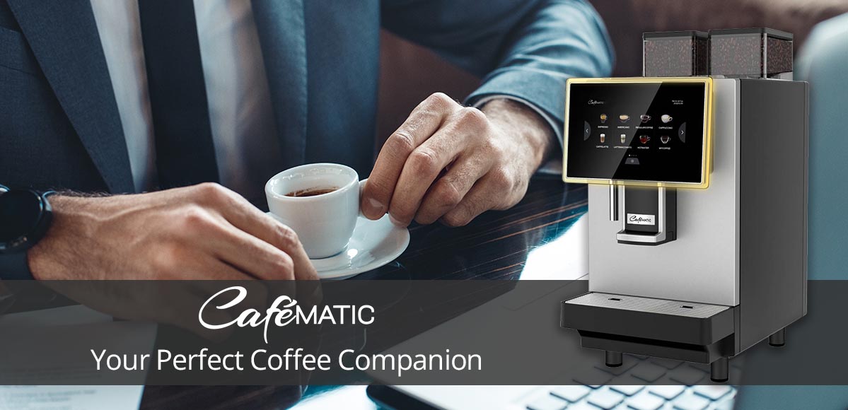CaféMatic 1 Fully Automatic Coffee Machine (2L Water Tank / Water In